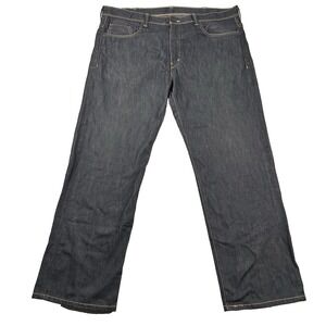 Levi's 569 Jeans Mens 38x30 (Fits 42x31) Boot Cut Dark Wash Denim Classic